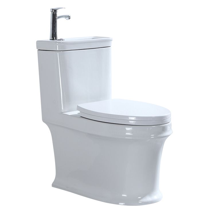 Contemporary Porcelain Flush Toilet Floor Mount One-Piece Toilet Urine Toilet Clearhalo 'Bathroom Remodel & Bathroom Fixtures' 'Home Improvement' 'home_improvement' 'home_improvement_toilets' 'Toilets & Bidets' 'Toilets' 1200x1200_3e620f6c-a99b-4e2d-ad69-9fc7f93b1989
