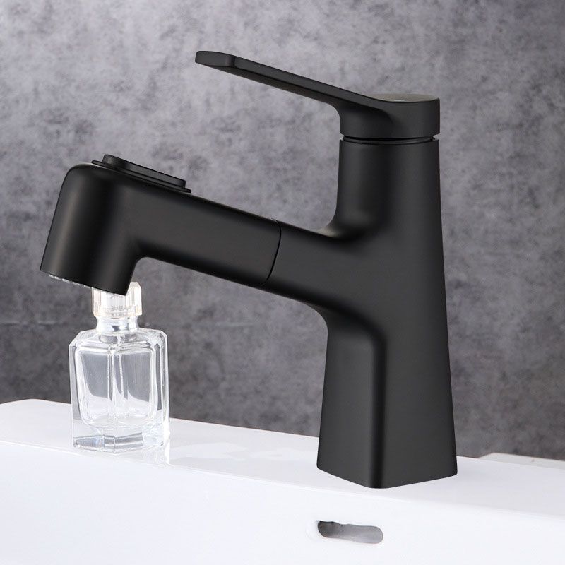 Contemporary Vessel Faucet Metal Single Handle Low Arc Vessel Faucet for Bathroom Clearhalo 'Bathroom Remodel & Bathroom Fixtures' 'Bathroom Sink Faucets' 'Bathroom Sinks & Faucet Components' 'bathroom_sink_faucets' 'Home Improvement' 'home_improvement' 'home_improvement_bathroom_sink_faucets' 1200x1200_3e690ce6-e278-4941-b8a8-8eb3295c93a9