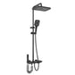 Modern Brass Shower System with Valve Adjustable Spray Pattern Shower Combo Clearhalo 'Bathroom Remodel & Bathroom Fixtures' 'Home Improvement' 'home_improvement' 'home_improvement_shower_faucets' 'Shower Faucets & Systems' 'shower_faucets' 'Showers & Bathtubs Plumbing' 'Showers & Bathtubs' 1200x1200_3e7dc9f5-bf23-45f7-b0a9-c45b6387599c