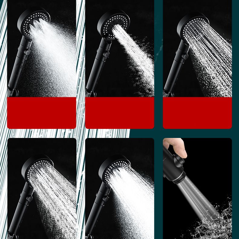 Modern Handheld Supercharged Shower Head Round Turbo Spray Head Clearhalo 'Bathroom Remodel & Bathroom Fixtures' 'Home Improvement' 'home_improvement' 'home_improvement_shower_heads' 'Shower Heads' 'shower_heads' 'Showers & Bathtubs Plumbing' 'Showers & Bathtubs' 1200x1200_3e8213e3-99c1-4bfd-88dd-593ae66472e3