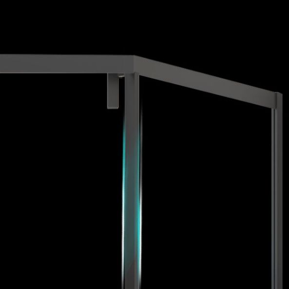 Framed Single Sliding Corner Shower Enclosure with Single Door Handles Clearhalo 'Bathroom Remodel & Bathroom Fixtures' 'Home Improvement' 'home_improvement' 'home_improvement_shower_stalls_enclosures' 'Shower Stalls & Enclosures' 'shower_stalls_enclosures' 'Showers & Bathtubs' 1200x1200_3e9a49da-e37b-4bb3-ab89-6a14d3aee96d