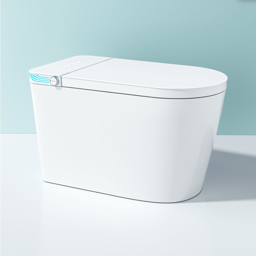 Smart Toilet Elongated White Ceramic Contemporary Foot Sensor Clearhalo 'Bathroom Remodel & Bathroom Fixtures' 'Bidets' 'Home Improvement' 'home_improvement' 'home_improvement_bidets' 'Toilets & Bidets' 1200x1200_3eaa04fa-ba26-4a05-af0c-748df4eec232