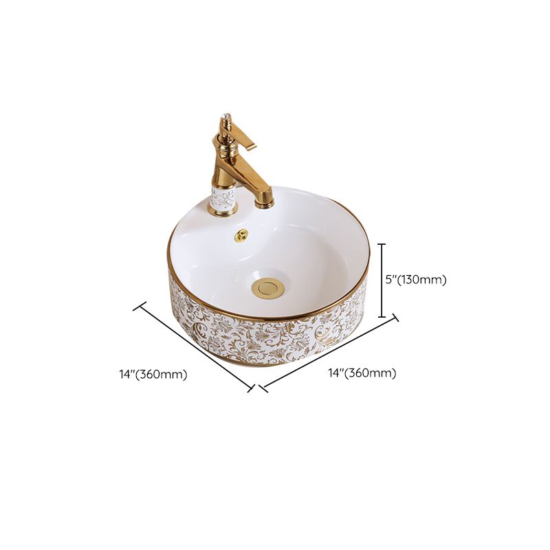 Traditional Vessel Sink Oval Porcelain with Pop-Up Drain Vessel Lavatory Sink Clearhalo 'Bathroom Remodel & Bathroom Fixtures' 'Bathroom Sinks & Faucet Components' 'Bathroom Sinks' 'bathroom_sink' 'Home Improvement' 'home_improvement' 'home_improvement_bathroom_sink' 1200x1200_3ec068b1-7cea-412e-809d-e23d74396a4b