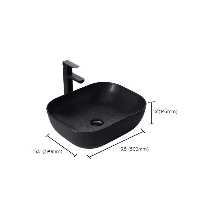 Black Trough Bathroom Sink Round Porcelain Trough Bathroom Sink Clearhalo 'Bathroom Remodel & Bathroom Fixtures' 'Bathroom Sinks & Faucet Components' 'Bathroom Sinks' 'bathroom_sink' 'Home Improvement' 'home_improvement' 'home_improvement_bathroom_sink' 1200x1200_3ec1e0de-84d1-426e-8cc8-d7b2e4431583