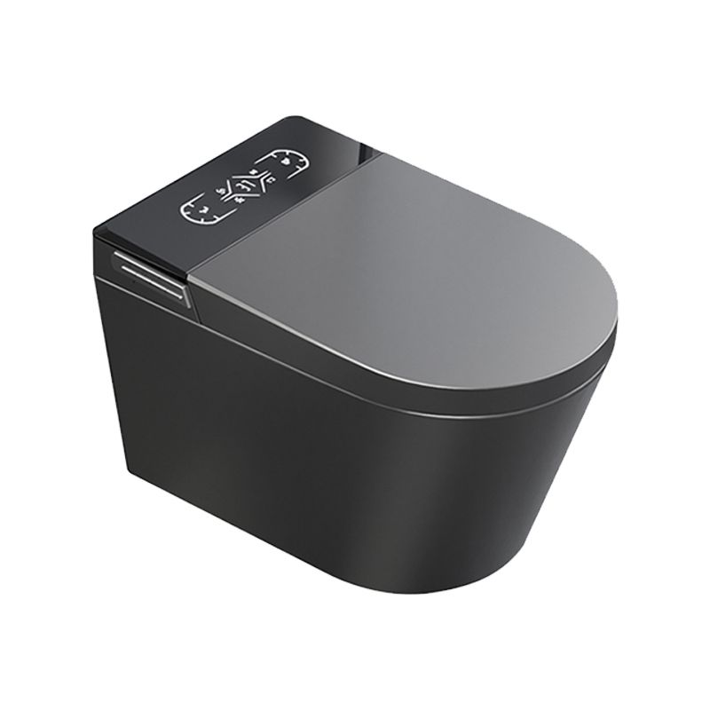 Contemporary Wall Mounted Bidet Elongated Foot Sensor Ceramic Heated Seat Clearhalo 'Bathroom Remodel & Bathroom Fixtures' 'Bidets' 'Home Improvement' 'home_improvement' 'home_improvement_bidets' 'Toilets & Bidets' 1200x1200_3ed1f41e-1a41-4211-9438-dd7ff12b25d5