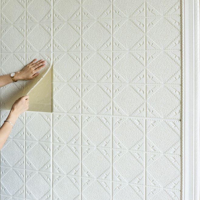 Modern Wall Paneling Peel and Stick Waterproof 3D Print Wall Panel Clearhalo 'Flooring 'Home Improvement' 'home_improvement' 'home_improvement_wall_paneling' 'Wall Paneling' 'wall_paneling' 'Walls & Ceilings' Walls and Ceiling' 1200x1200_3ee41dba-8d4c-4465-b68b-39bda58bf25a