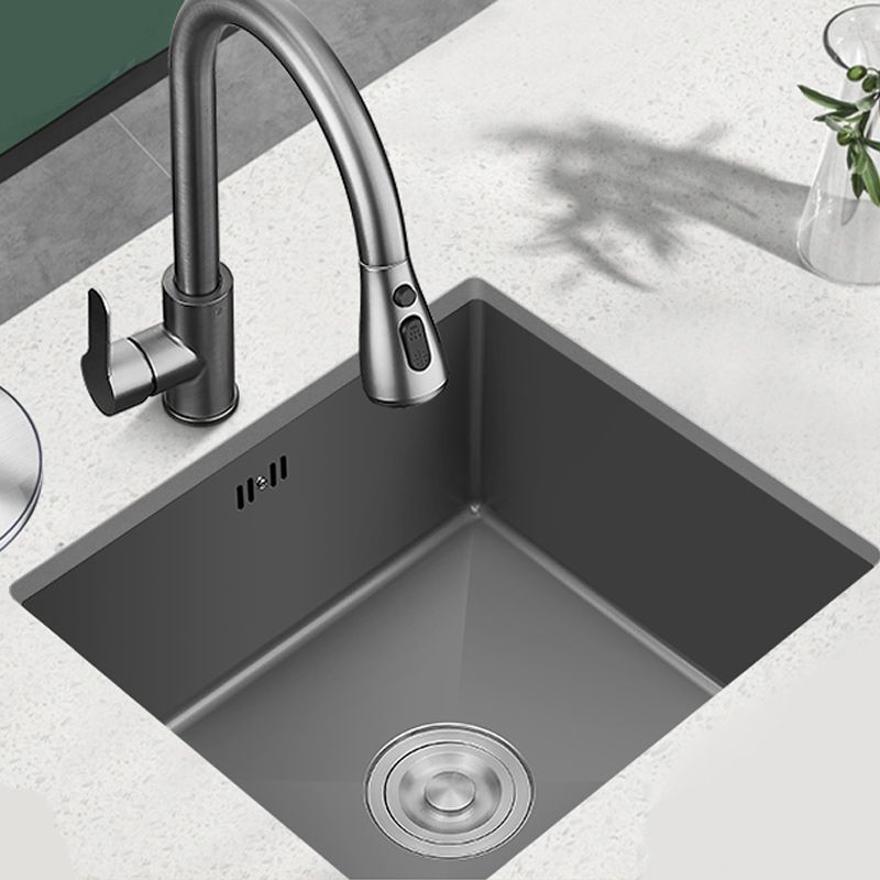 Modern Plain Kitchen Sink Overflow Hole Workstation Sink with Soundproofing Clearhalo 'Home Improvement' 'home_improvement' 'home_improvement_kitchen_sinks' 'Kitchen Remodel & Kitchen Fixtures' 'Kitchen Sinks & Faucet Components' 'Kitchen Sinks' 'kitchen_sinks' 1200x1200_3eece6d9-b870-4fd2-91d0-277c3c9e39e8