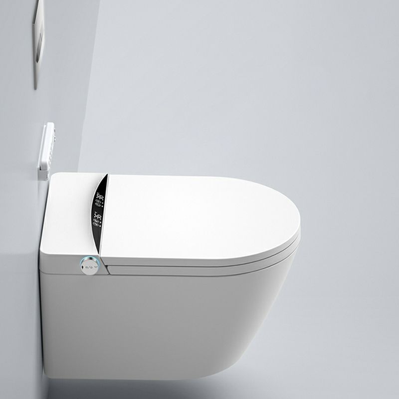 Elongated Smart Bidet White Wall Mounted Heated Seat Ceramic Clearhalo 'Bathroom Remodel & Bathroom Fixtures' 'Bidets' 'Home Improvement' 'home_improvement' 'home_improvement_bidets' 'Toilets & Bidets' 1200x1200_3eeff853-1581-491b-b3fc-4f447d3b2c6c