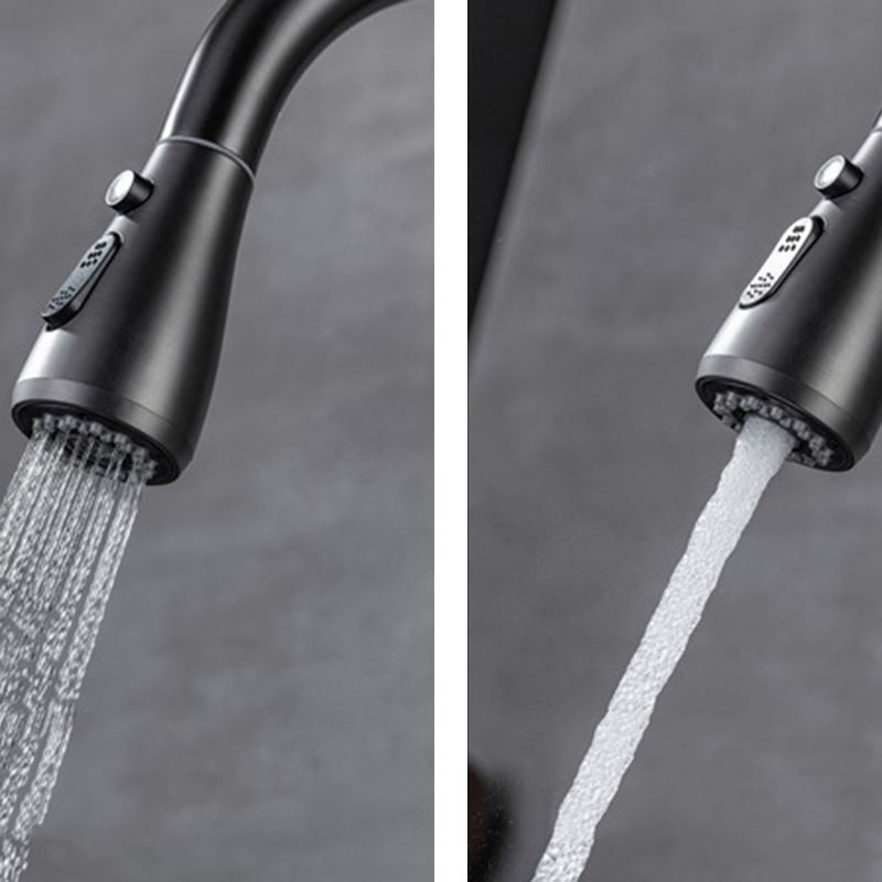 Modern 1-Handle Kitchen Faucet Stainless Steel Standard Kitchen Faucet Clearhalo 'Home Improvement' 'home_improvement' 'home_improvement_kitchen_faucets' 'Kitchen Faucets' 'Kitchen Remodel & Kitchen Fixtures' 'Kitchen Sinks & Faucet Components' 'kitchen_faucets' 1200x1200_3f1eca65-f119-43ff-9a18-32270d1a6402