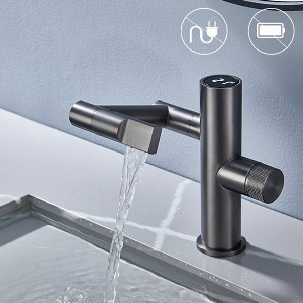 Contemporary Pull down Single Rotary Switch Kitchen Faucet Low Profile Faucet Clearhalo 'Home Improvement' 'home_improvement' 'home_improvement_kitchen_faucets' 'Kitchen Faucets' 'Kitchen Remodel & Kitchen Fixtures' 'Kitchen Sinks & Faucet Components' 'kitchen_faucets' 1200x1200_3f2020c4-70ae-4e40-ad99-02af302214c3