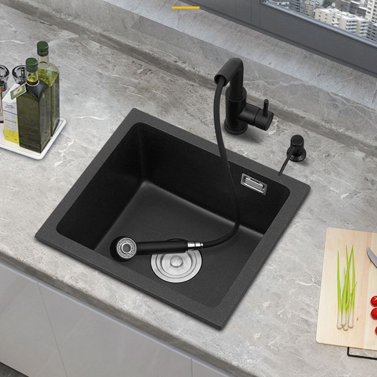 Modern Quartz Sink Black Faucet Kitchen Sink with Adjustable Tray Clearhalo 'Home Improvement' 'home_improvement' 'home_improvement_kitchen_sinks' 'Kitchen Remodel & Kitchen Fixtures' 'Kitchen Sinks & Faucet Components' 'Kitchen Sinks' 'kitchen_sinks' 1200x1200_3f49bc56-2e81-403b-b5b2-8a0924063e57