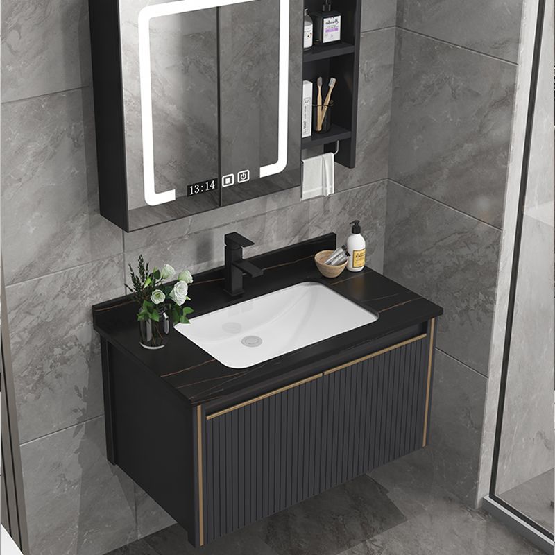 Modern Wall Mount Bathroom Vanity Set Stone Faucet Included Bathroom Vanity Clearhalo 'Bathroom Remodel & Bathroom Fixtures' 'Bathroom Vanities' 'bathroom_vanities' 'Home Improvement' 'home_improvement' 'home_improvement_bathroom_vanities' 1200x1200_3f66ae25-4cbc-47da-b834-6ed8d7482266