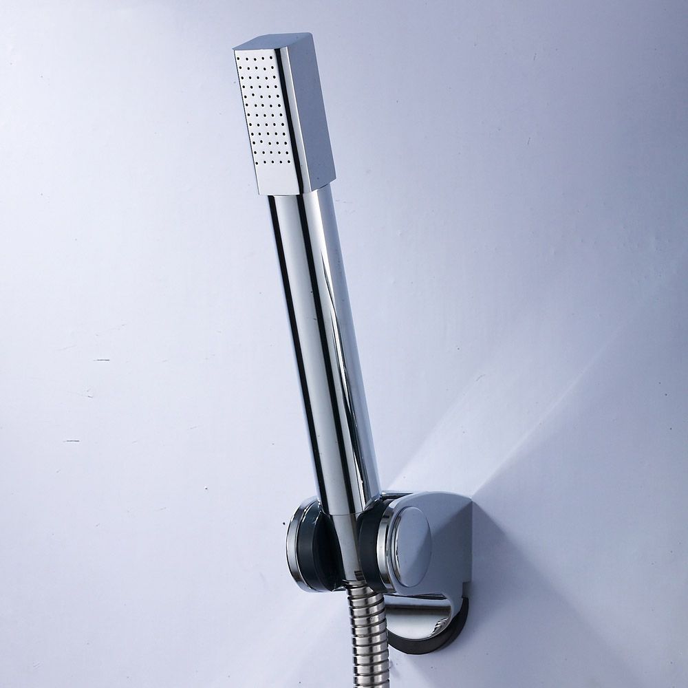 Simple Handheld Shower Head Square 304 Stainless Steel Shower Head Clearhalo 'Bathroom Remodel & Bathroom Fixtures' 'Home Improvement' 'home_improvement' 'home_improvement_shower_heads' 'Shower Heads' 'shower_heads' 'Showers & Bathtubs Plumbing' 'Showers & Bathtubs' 1200x1200_3f6cd580-5fab-49b7-94b2-c38cbccb11d8