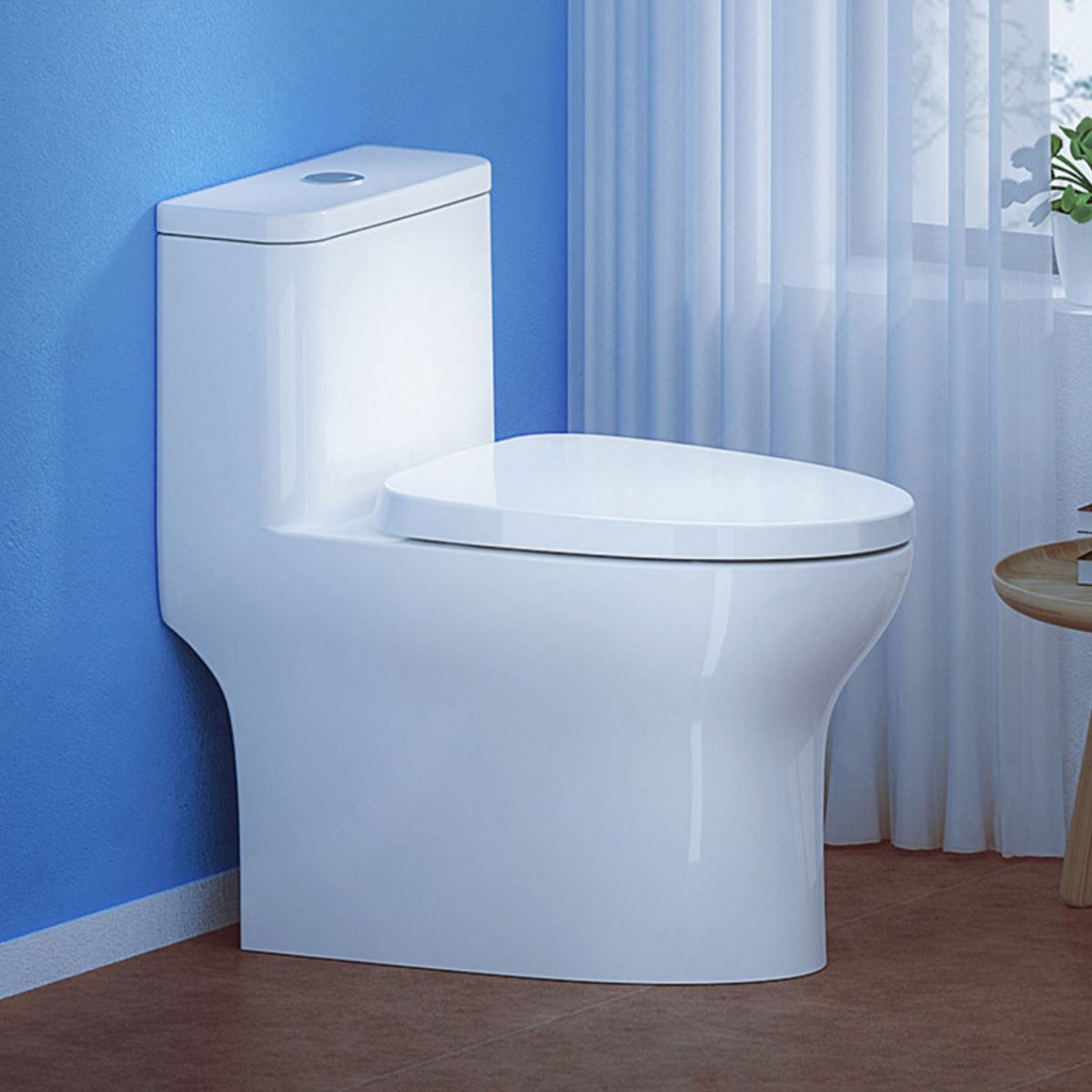 Traditional Toilet Bowl One Piece Toilet Floor Mounted Siphon Jet Toilet Clearhalo 'Bathroom Remodel & Bathroom Fixtures' 'Home Improvement' 'home_improvement' 'home_improvement_toilets' 'Toilets & Bidets' 'Toilets' 1200x1200_3f6f91ef-5ec6-4896-96d3-b69b988a47d3