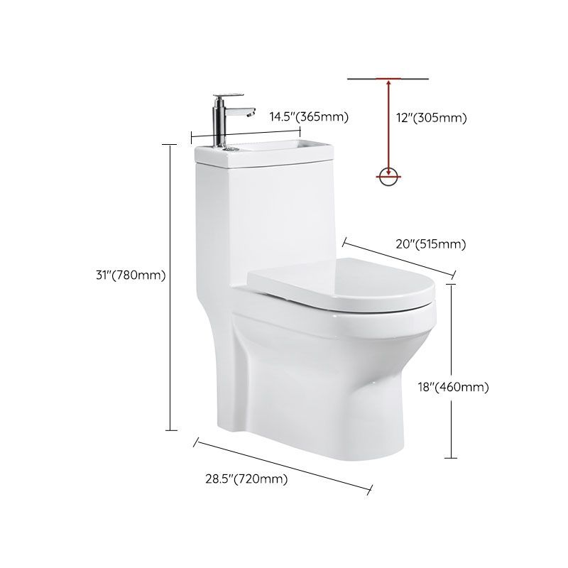 Modern Toilet Bowl Floor Mounted Porcelain All-In-One Flush Toilet Clearhalo 'Bathroom Remodel & Bathroom Fixtures' 'Home Improvement' 'home_improvement' 'home_improvement_toilets' 'Toilets & Bidets' 'Toilets' 1200x1200_3f9fbcbf-f81f-4708-ae66-2c1e1a5cd58c