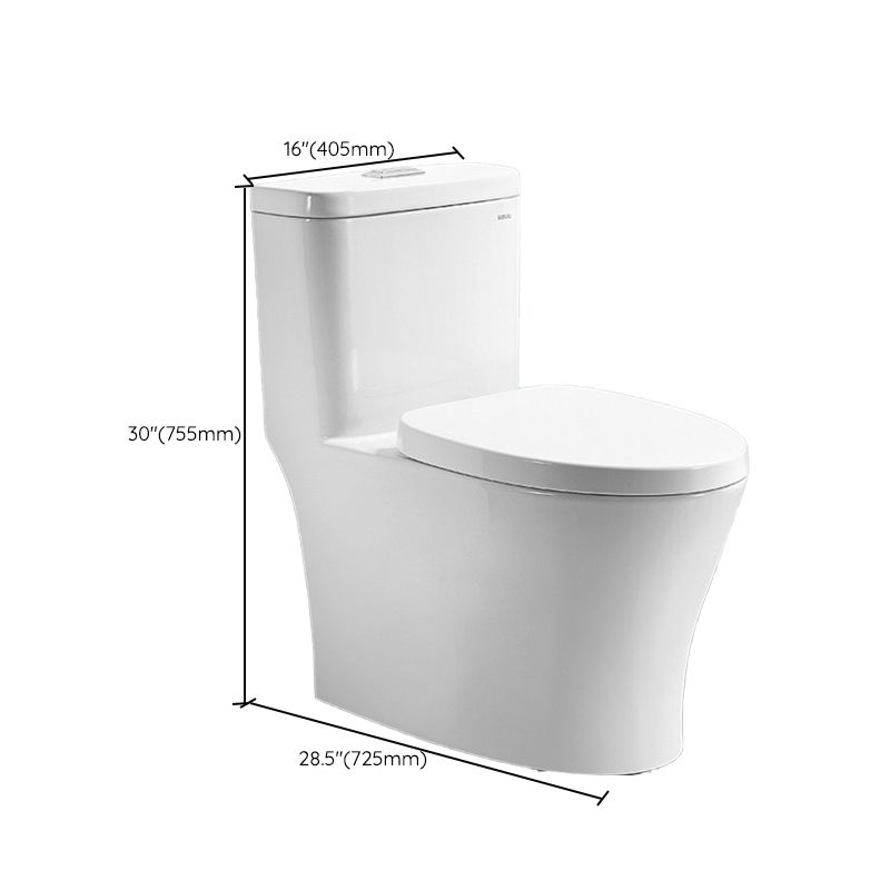 Traditional Flush Toilet Floor Mounted One-Piece Toilet Porcelain Toilet Bowl Clearhalo 'Bathroom Remodel & Bathroom Fixtures' 'Home Improvement' 'home_improvement' 'home_improvement_toilets' 'Toilets & Bidets' 'Toilets' 1200x1200_3fc746f9-9e8a-40d1-9ac7-f1a76c1a62f6