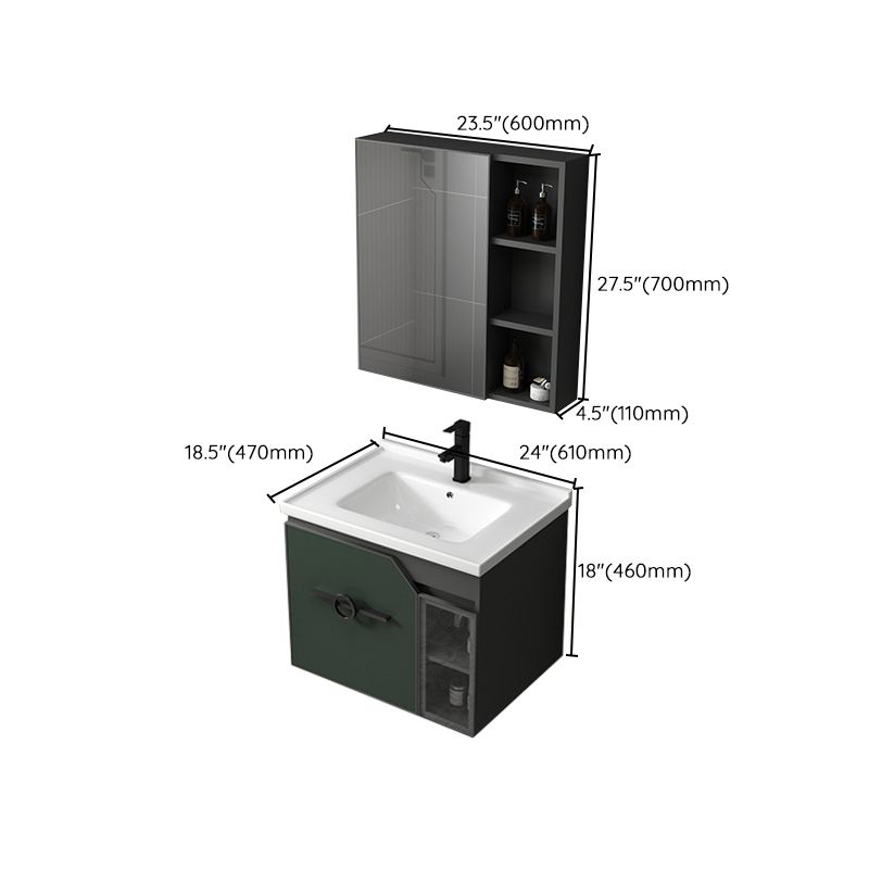 Modern Single Sink Vanity Metal Base Rectangular Wall Mount Vanity Set Clearhalo 'Bathroom Remodel & Bathroom Fixtures' 'Bathroom Vanities' 'bathroom_vanities' 'Home Improvement' 'home_improvement' 'home_improvement_bathroom_vanities' 1200x1200_3fd9cf14-eb01-4afe-a821-cab0e34a504b