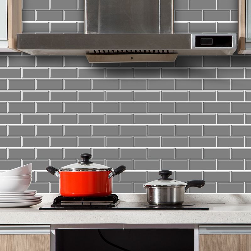 Tile-Peel & Stick Rectangle Waterproof Solid Plastic Peel & Stick Subway Tile for Shower Clearhalo 'Flooring 'Home Improvement' 'home_improvement' 'home_improvement_peel_stick_blacksplash' 'Peel & Stick Backsplash Tile' 'peel_stick_blacksplash' 'Walls & Ceilings' Walls and Ceiling' 1200x1200_3fe31739-78bd-44e1-8114-30d28a96e05d