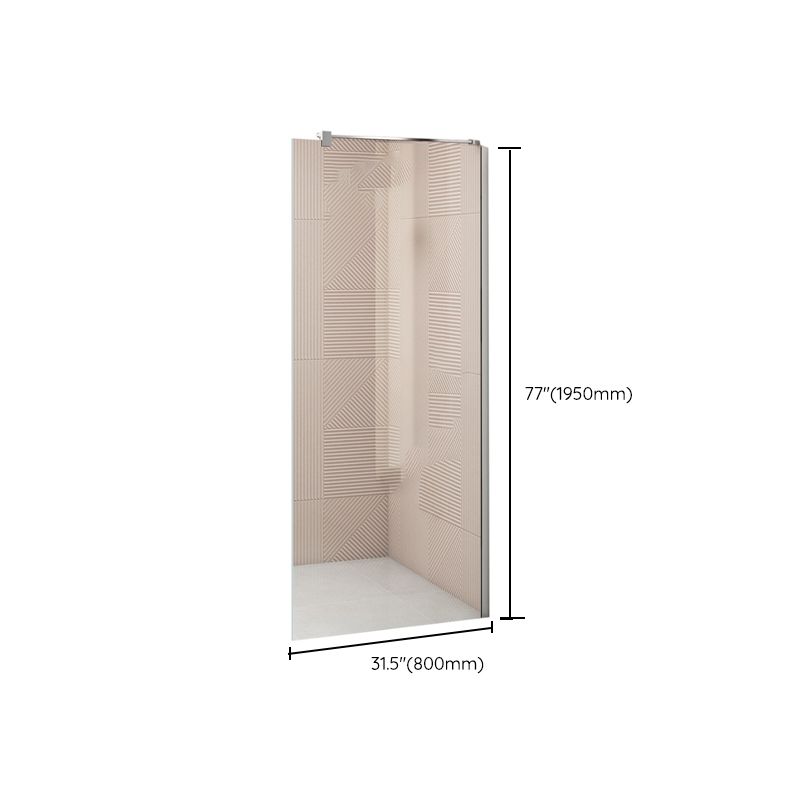 Simple Bathroom Tempered Glass Bath Screen, Frameless Fixed Partition Screen Clearhalo 'Bathroom Remodel & Bathroom Fixtures' 'Home Improvement' 'home_improvement' 'home_improvement_shower_tub_doors' 'Shower and Tub Doors' 'shower_tub_doors' 'Showers & Bathtubs' 1200x1200_3fe929a6-d134-4114-9056-b88431c694a0