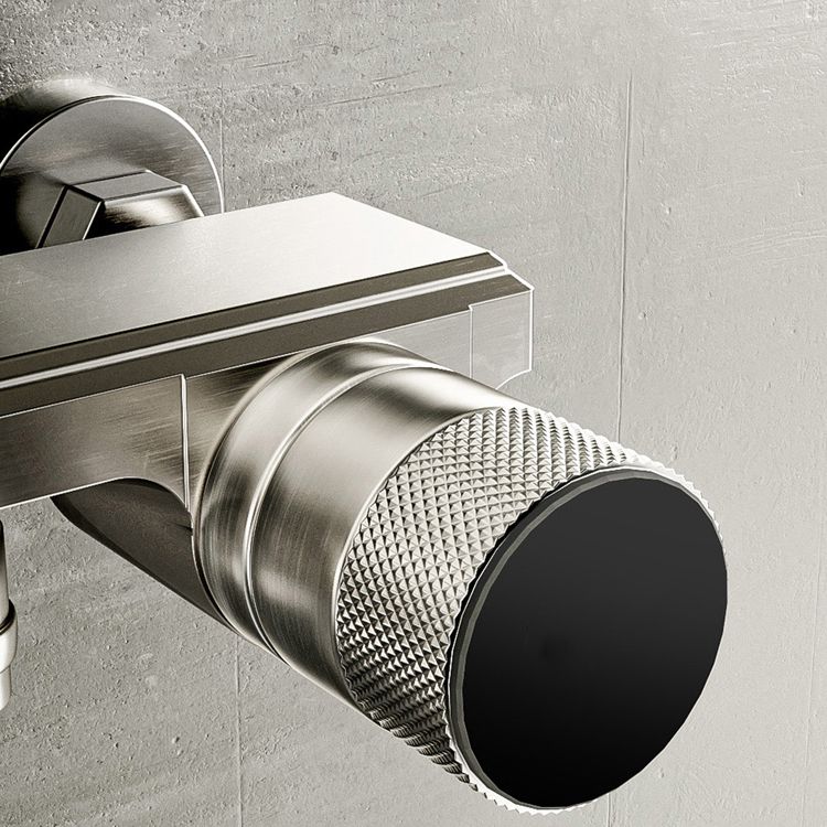 Modern Style Shower System Handle Knob Rectangle Wall Mounted Copper Shower System Clearhalo 'Bathroom Remodel & Bathroom Fixtures' 'Home Improvement' 'home_improvement' 'home_improvement_shower_faucets' 'Shower Faucets & Systems' 'shower_faucets' 'Showers & Bathtubs Plumbing' 'Showers & Bathtubs' 1200x1200_4001ec56-c2cd-4b50-9ae4-572e2c4c62e6