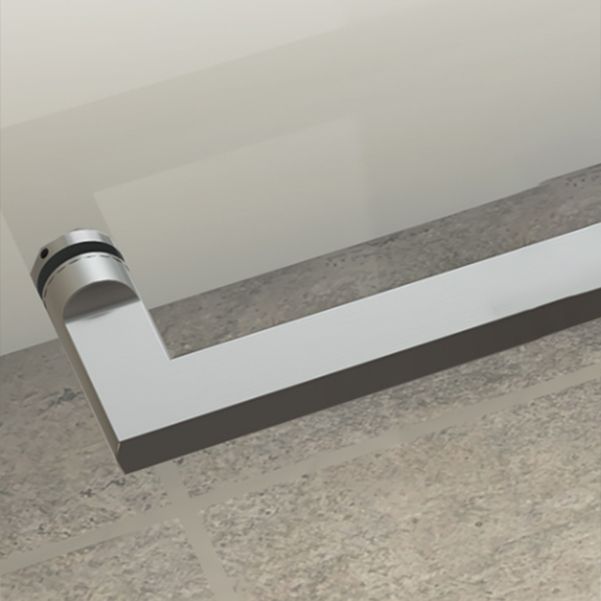 Tempered Shower Bath Door Double Sliding Shower Door with 2 Handle Clearhalo 'Bathroom Remodel & Bathroom Fixtures' 'Home Improvement' 'home_improvement' 'home_improvement_shower_tub_doors' 'Shower and Tub Doors' 'shower_tub_doors' 'Showers & Bathtubs' 1200x1200_403fdfe9-a97a-40f3-8a33-ddf21bba4ba6