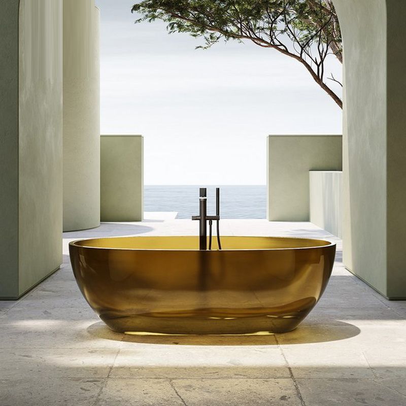 Soaking Back to Wall Bathtub Antique Finish Freestanding Bath Tub Clearhalo 'Bathroom Remodel & Bathroom Fixtures' 'Bathtubs' 'Home Improvement' 'home_improvement' 'home_improvement_bathtubs' 'Showers & Bathtubs' 1200x1200_40887e71-c8d7-48b9-9b47-699e9d915a76