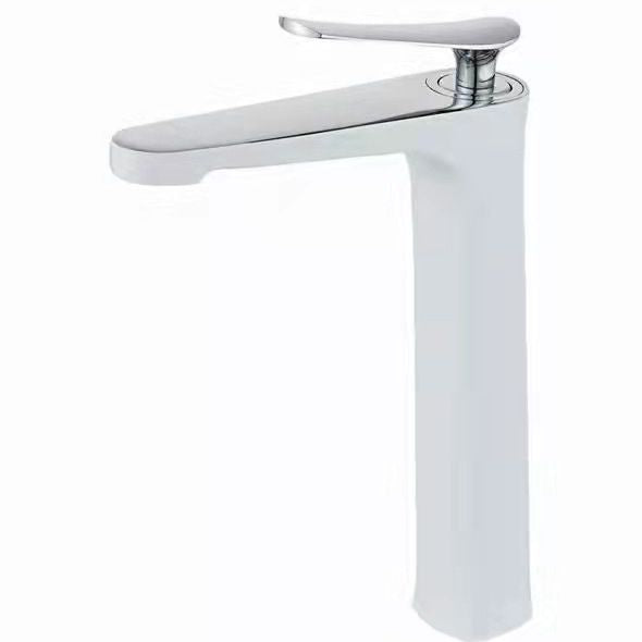 1 Handle Full Copper Bathroom Sink Faucet Nordic Modern Vanity Faucet with Drain Clearhalo 'Bathroom Remodel & Bathroom Fixtures' 'Bathroom Sink Faucets' 'Bathroom Sinks & Faucet Components' 'bathroom_sink_faucets' 'Home Improvement' 'home_improvement' 'home_improvement_bathroom_sink_faucets' 1200x1200_409f1a55-4fbd-4d20-8823-68cccc6ea38e