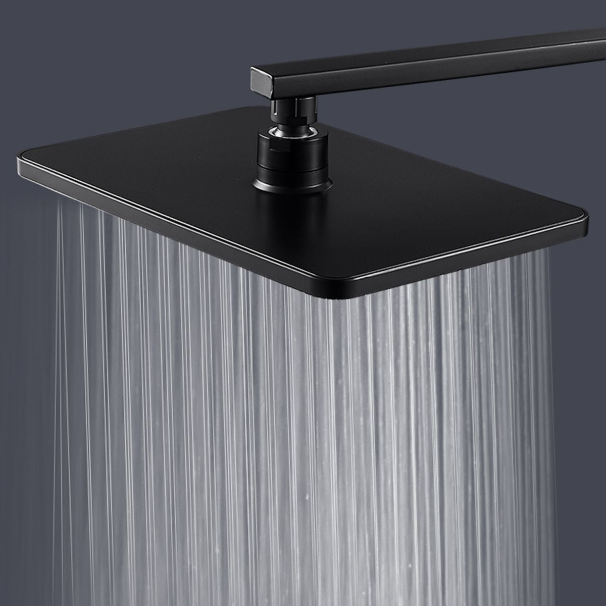 Modern Rectangle Shower Head Combo Standard Spray Pattern with Handheld Shower Head Clearhalo 'Bathroom Remodel & Bathroom Fixtures' 'Home Improvement' 'home_improvement' 'home_improvement_shower_heads' 'Shower Heads' 'shower_heads' 'Showers & Bathtubs Plumbing' 'Showers & Bathtubs' 1200x1200_40a07e00-d290-4bf6-bf24-fee1fff1ab8b