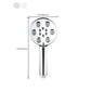 Contemporary Shower Head Plastic Shower Head with Adjustable Water Flow Clearhalo 'Bathroom Remodel & Bathroom Fixtures' 'Home Improvement' 'home_improvement' 'home_improvement_shower_heads' 'Shower Heads' 'shower_heads' 'Showers & Bathtubs Plumbing' 'Showers & Bathtubs' 1200x1200_40bd0c24-07fa-4b6c-b315-31099e8c62c6