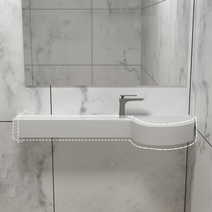 Modern Bathroom Sink Man Made Rock Specialty Wall Mount Bathroom Sink without Faucet Clearhalo 'Bathroom Remodel & Bathroom Fixtures' 'Bathroom Sinks & Faucet Components' 'Bathroom Sinks' 'bathroom_sink' 'Home Improvement' 'home_improvement' 'home_improvement_bathroom_sink' 1200x1200_40c685b8-bacf-44d3-a8f8-e438c58649af