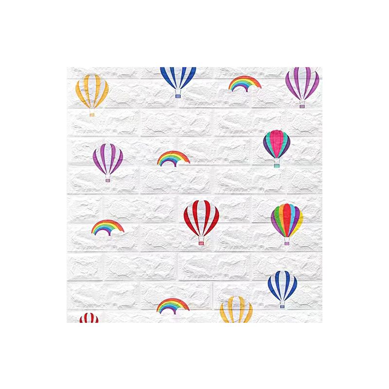 Cartoon 3D Embossed Wall Panel Waterproof Foam Indoor Wall Tile for Children Room Clearhalo 'Flooring 'Home Improvement' 'home_improvement' 'home_improvement_wall_paneling' 'Wall Paneling' 'wall_paneling' 'Walls & Ceilings' Walls and Ceiling' 1200x1200_40d4ea1e-9479-42af-a7f8-acfe772b72bf