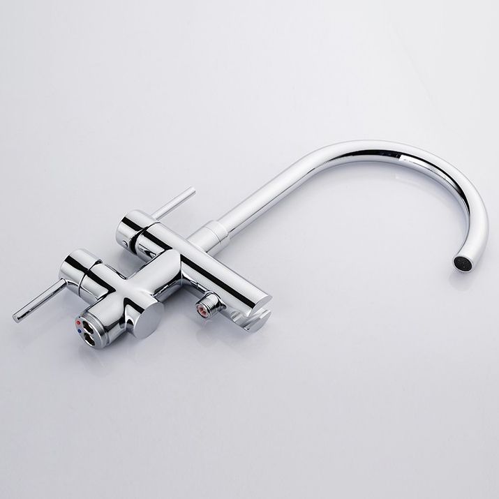 Floor Mounted Freestanding Bathtub Faucet Modern Style Metal Freestanding Faucet Clearhalo 'Bathroom Remodel & Bathroom Fixtures' 'Bathtub Faucets' 'bathtub_faucets' 'Home Improvement' 'home_improvement' 'home_improvement_bathtub_faucets' 1200x1200_4108133d-1232-4650-9af0-ab5cee115db6