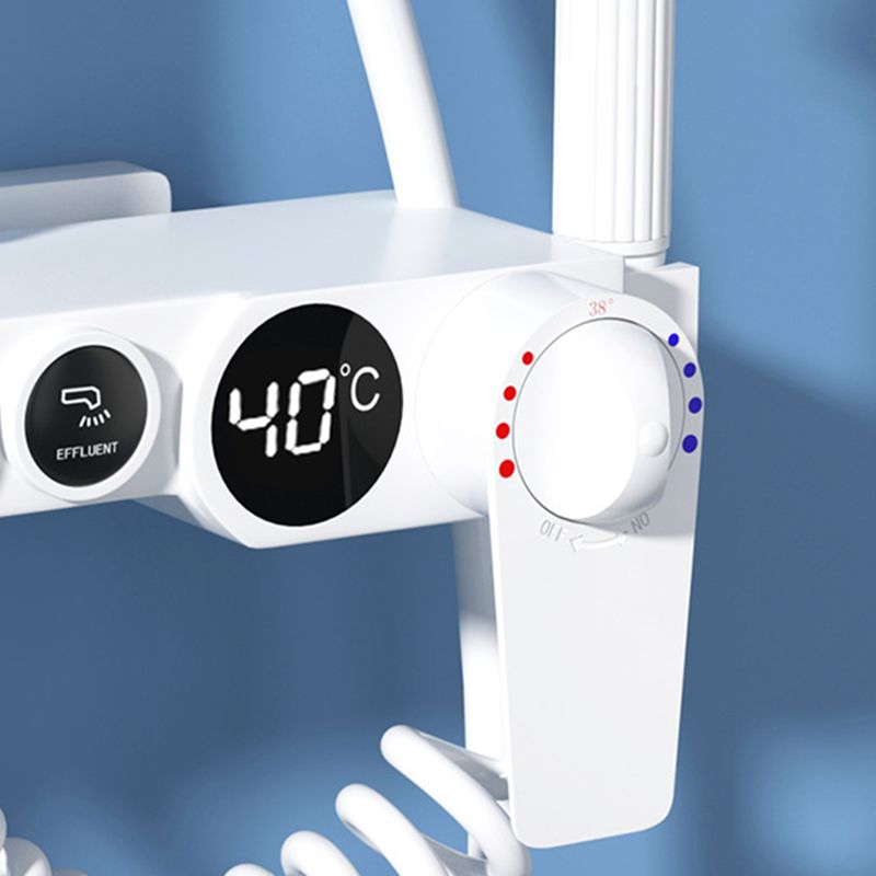 Modern Shower System Wall Mounted Rectangle Shower System with Hand Shower Clearhalo 'Bathroom Remodel & Bathroom Fixtures' 'Home Improvement' 'home_improvement' 'home_improvement_shower_faucets' 'Shower Faucets & Systems' 'shower_faucets' 'Showers & Bathtubs Plumbing' 'Showers & Bathtubs' 1200x1200_4108e47d-3326-4439-b3d9-d6fc1bb0d18f