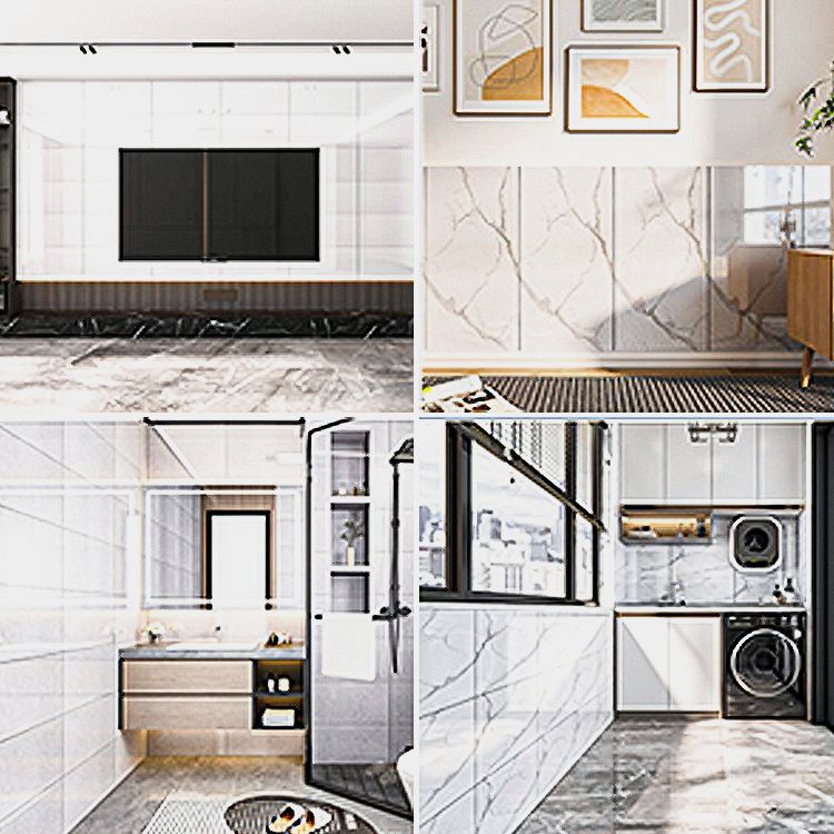 Modern Backsplash Panels 3D Peel and Stick Waterproof Wall Paneling Clearhalo 'Flooring 'Home Improvement' 'home_improvement' 'home_improvement_wall_paneling' 'Wall Paneling' 'wall_paneling' 'Walls & Ceilings' Walls and Ceiling' 1200x1200_41268a0b-fcc8-41e8-b52f-fbbec7be0618