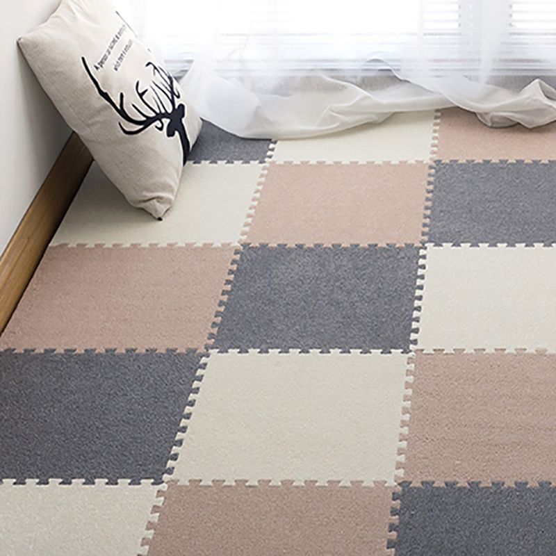 Bedroom Carpet Tiles Interlocking Square Stain Resistant Carpet Tiles Clearhalo 'Carpet Tiles & Carpet Squares' 'carpet_tiles_carpet_squares' 'Flooring 'Home Improvement' 'home_improvement' 'home_improvement_carpet_tiles_carpet_squares' Walls and Ceiling' 1200x1200_4127c1c2-7a05-499f-9d10-b621838b318a