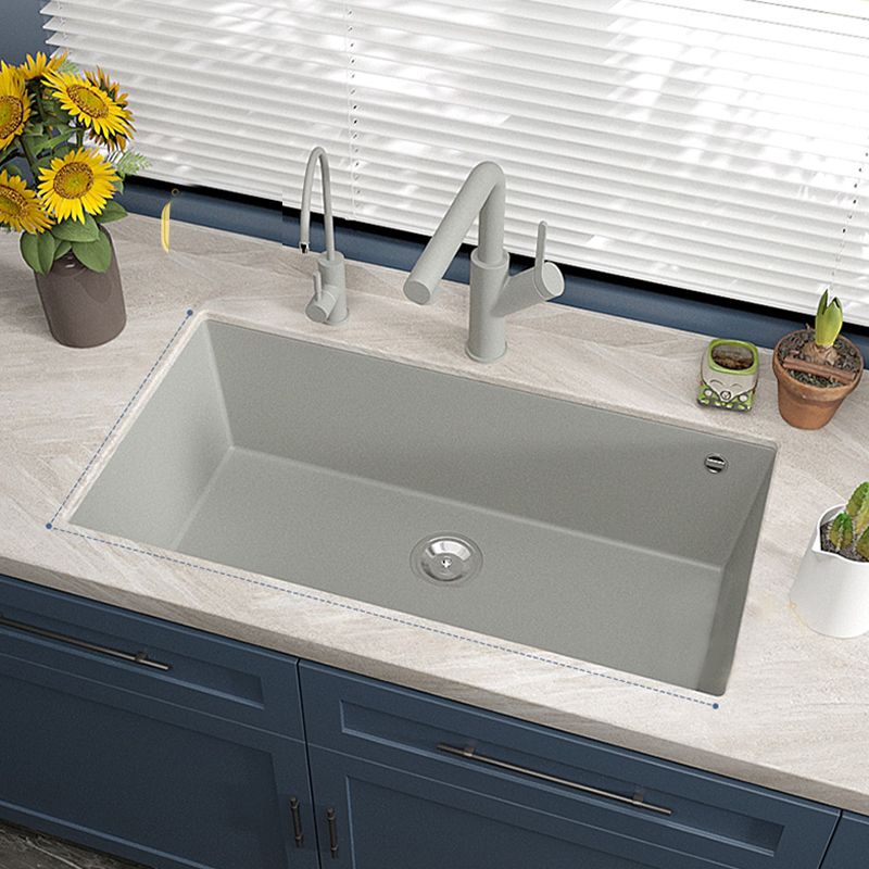 Contemporary Style Kitchen Sink Undermount Kitchen Sink with Drain Strainer Kit Clearhalo 'Home Improvement' 'home_improvement' 'home_improvement_kitchen_sinks' 'Kitchen Remodel & Kitchen Fixtures' 'Kitchen Sinks & Faucet Components' 'Kitchen Sinks' 'kitchen_sinks' 1200x1200_4160a1cc-2756-486d-99fd-e16cb2168b1e