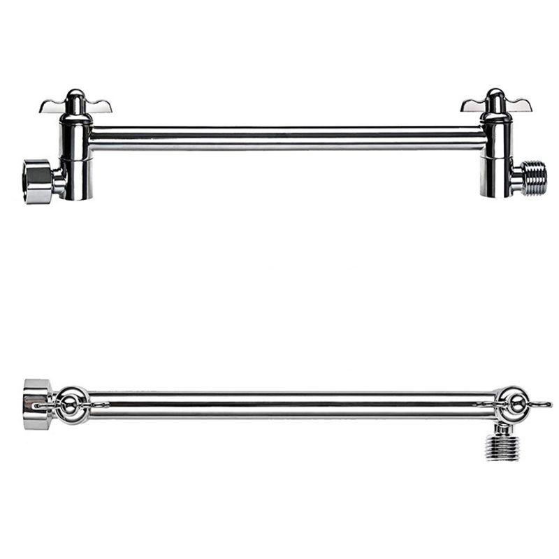 Stainless Steel Fixed Shower Head Rain Fall Wall-Mount Showerhead with Extension Arm Clearhalo 'Bathroom Remodel & Bathroom Fixtures' 'Home Improvement' 'home_improvement' 'home_improvement_shower_heads' 'Shower Heads' 'shower_heads' 'Showers & Bathtubs Plumbing' 'Showers & Bathtubs' 1200x1200_4166a70f-0aed-4ce7-b3f8-a5426debbe12