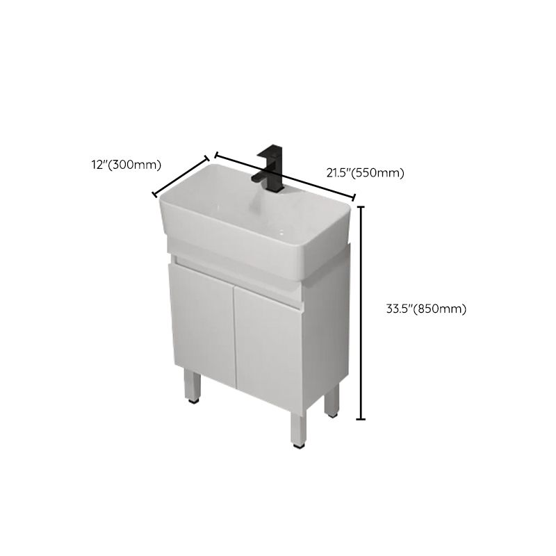 Freestanding Bathroom Vanity Set Modern Faucet Included Bathroom Sink Vanity Clearhalo 'Bathroom Remodel & Bathroom Fixtures' 'Bathroom Vanities' 'bathroom_vanities' 'Home Improvement' 'home_improvement' 'home_improvement_bathroom_vanities' 1200x1200_4175b53e-fd54-45b5-b9ca-f0c40d7bc437