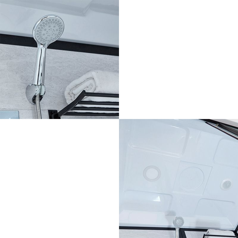 Rectangle Tempered Glass Shower Stall Semi-Frameless Shower Stall Clearhalo 'Bathroom Remodel & Bathroom Fixtures' 'Home Improvement' 'home_improvement' 'home_improvement_shower_stalls_enclosures' 'Shower Stalls & Enclosures' 'shower_stalls_enclosures' 'Showers & Bathtubs' 1200x1200_4193d535-0fa7-4996-8fcf-7883749bc34c