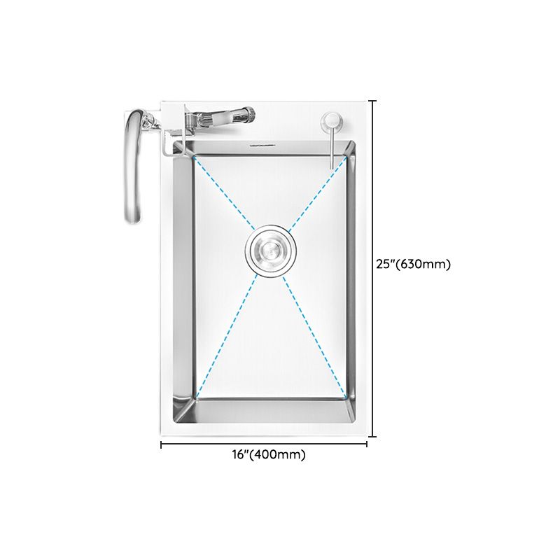 Contemporary Style Kitchen Sink Soundproof Design Kitchen Sink with Overflow Hole Clearhalo 'Home Improvement' 'home_improvement' 'home_improvement_kitchen_sinks' 'Kitchen Remodel & Kitchen Fixtures' 'Kitchen Sinks & Faucet Components' 'Kitchen Sinks' 'kitchen_sinks' 1200x1200_41a22d53-3887-477a-864c-a7419b18c32f
