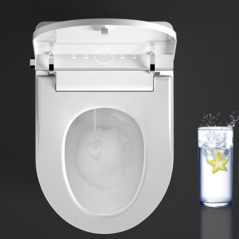 Modern 1-Piece Toilet Floor Mounted Urine Toilet with Slow Close Seat for Washroom Clearhalo 'Bathroom Remodel & Bathroom Fixtures' 'Home Improvement' 'home_improvement' 'home_improvement_toilets' 'Toilets & Bidets' 'Toilets' 1200x1200_41b79d84-0586-4b50-b3b3-9cef559531cf