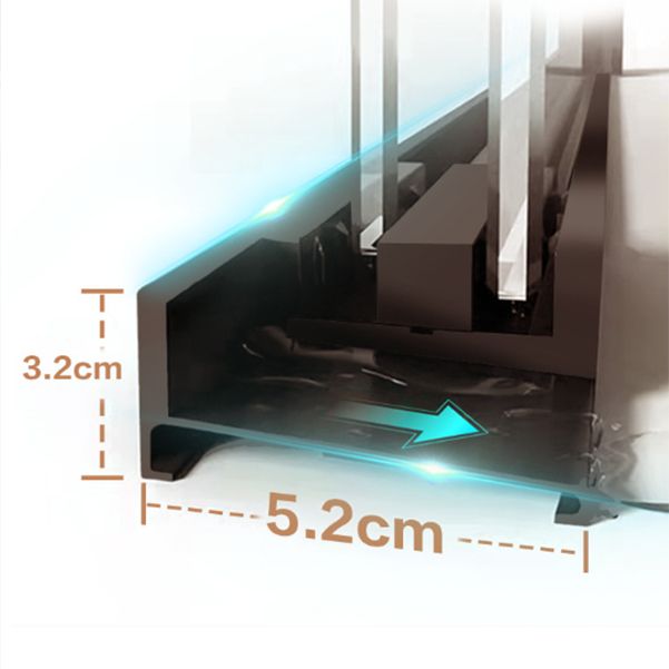 Semi Frameless Double Sliding Shower Door Tempered Glass Shower Screen Clearhalo 'Bathroom Remodel & Bathroom Fixtures' 'Home Improvement' 'home_improvement' 'home_improvement_shower_tub_doors' 'Shower and Tub Doors' 'shower_tub_doors' 'Showers & Bathtubs' 1200x1200_41bcad02-b452-4bd6-bbfd-5c62edaa51ab