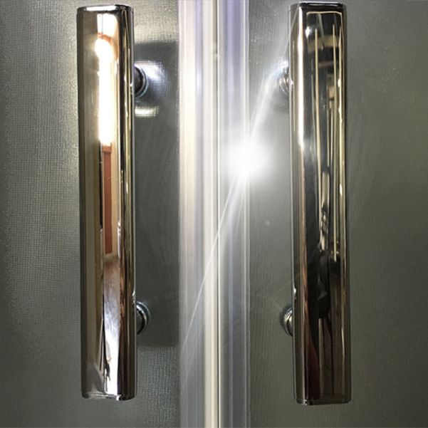 Stainless Steel Shower Kit Striped Tempered Glass Shower Kit Clearhalo 'Bathroom Remodel & Bathroom Fixtures' 'Home Improvement' 'home_improvement' 'home_improvement_shower_stalls_enclosures' 'Shower Stalls & Enclosures' 'shower_stalls_enclosures' 'Showers & Bathtubs' 1200x1200_41bf7125-af81-421b-a182-4e48ca516da3
