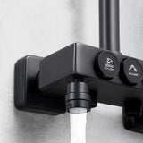 Modern Style Shower System Copper Spot Resist Rectangle Wall Mounted Shower System Clearhalo 'Bathroom Remodel & Bathroom Fixtures' 'Home Improvement' 'home_improvement' 'home_improvement_shower_faucets' 'Shower Faucets & Systems' 'shower_faucets' 'Showers & Bathtubs Plumbing' 'Showers & Bathtubs' 1200x1200_41d97010-ed6f-4fdc-b894-8182f2499e59