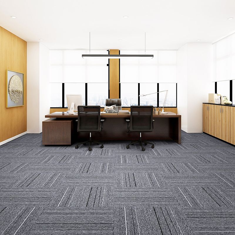 Carpet Tile Fade Resistant Non-Skid Solid Color Loose Lay Carpet Tile Bedroom Clearhalo 'Carpet Tiles & Carpet Squares' 'carpet_tiles_carpet_squares' 'Flooring 'Home Improvement' 'home_improvement' 'home_improvement_carpet_tiles_carpet_squares' Walls and Ceiling' 1200x1200_41e67bd0-04fc-4397-95aa-9e61d12cecb3