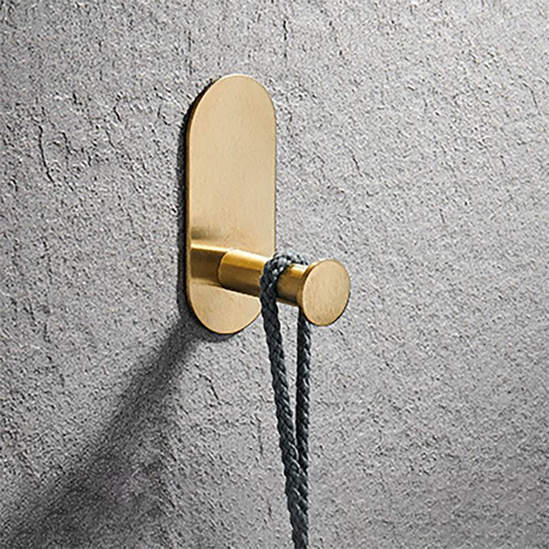 Modern Simple Metal Bathroom Accessory as Individual or as a Set in Gold Clearhalo 'Bathroom Hardware Sets' 'Bathroom Hardware' 'Bathroom Remodel & Bathroom Fixtures' 'bathroom_hardware_sets' 'Home Improvement' 'home_improvement' 'home_improvement_bathroom_hardware_sets' 1200x1200_41efbdec-41f0-4166-82d8-63673cb1b2d8