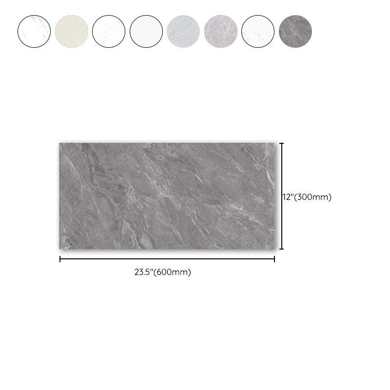 Marbling Water-resistant Tile PVC Singular Peel & Stick Tile for Backsplash Wall Clearhalo 'Flooring 'Home Improvement' 'home_improvement' 'home_improvement_peel_stick_blacksplash' 'Peel & Stick Backsplash Tile' 'peel_stick_blacksplash' 'Walls & Ceilings' Walls and Ceiling' 1200x1200_41fa8ac7-635e-4105-a9db-3d285f8b4bd6