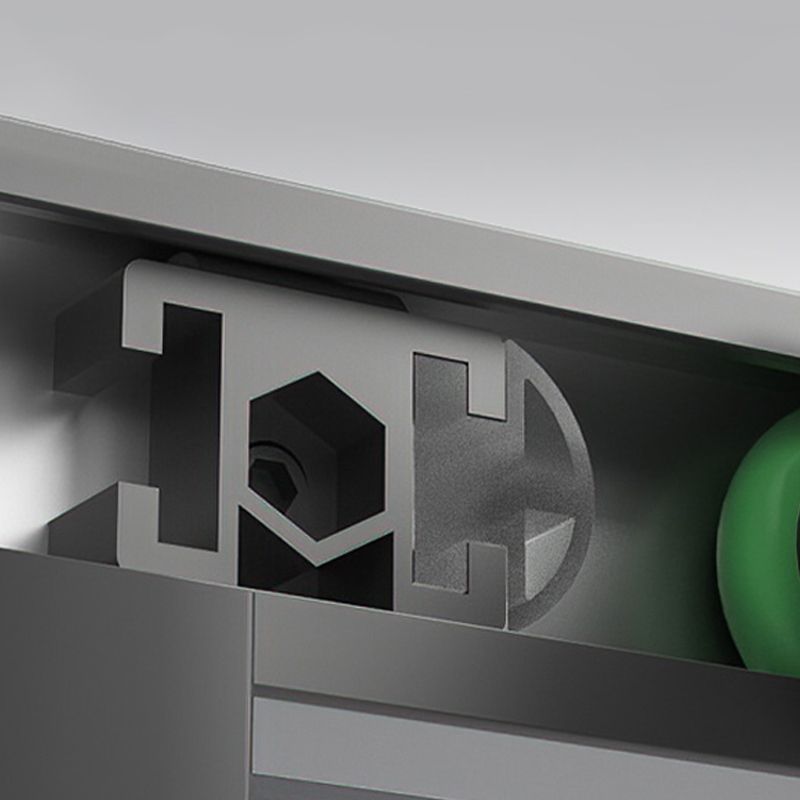 Gray Single Sliding Door Shower Door Tempered Glass Shower Door Clearhalo 'Bathroom Remodel & Bathroom Fixtures' 'Home Improvement' 'home_improvement' 'home_improvement_shower_tub_doors' 'Shower and Tub Doors' 'shower_tub_doors' 'Showers & Bathtubs' 1200x1200_4212f93b-4aba-4be5-8440-b975dc372466