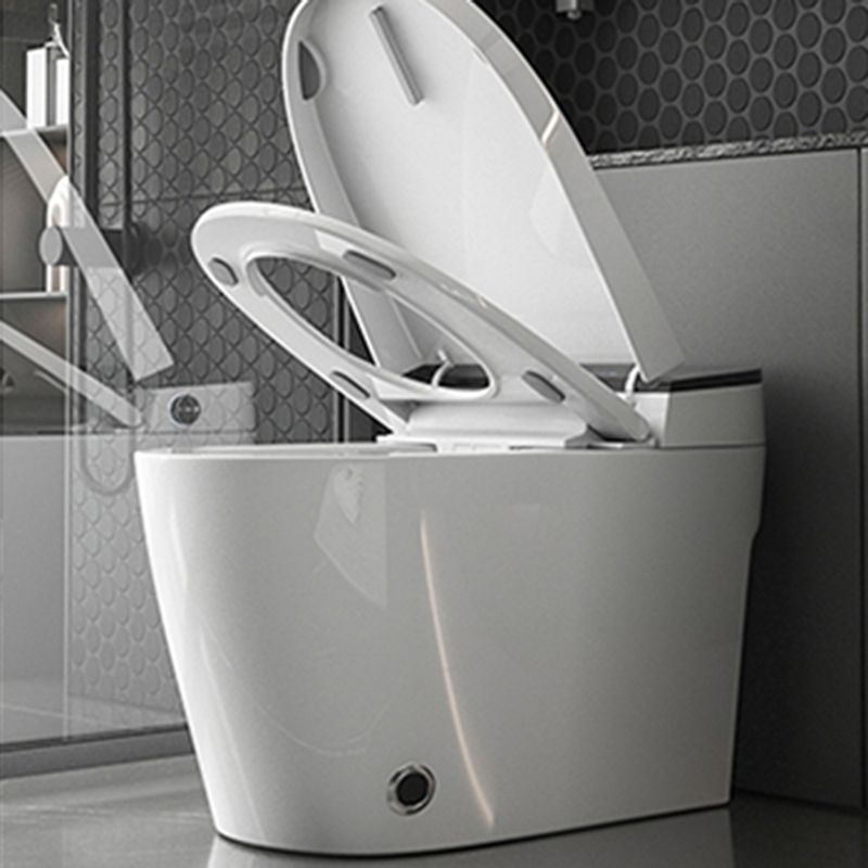 Contemporary Floor Standing Bidet in White Elongated Toilet Clearhalo 'Bathroom Remodel & Bathroom Fixtures' 'Bidets' 'Home Improvement' 'home_improvement' 'home_improvement_bidets' 'Toilets & Bidets' 1200x1200_42152825-4b1f-41e3-8976-445380a1b8f1
