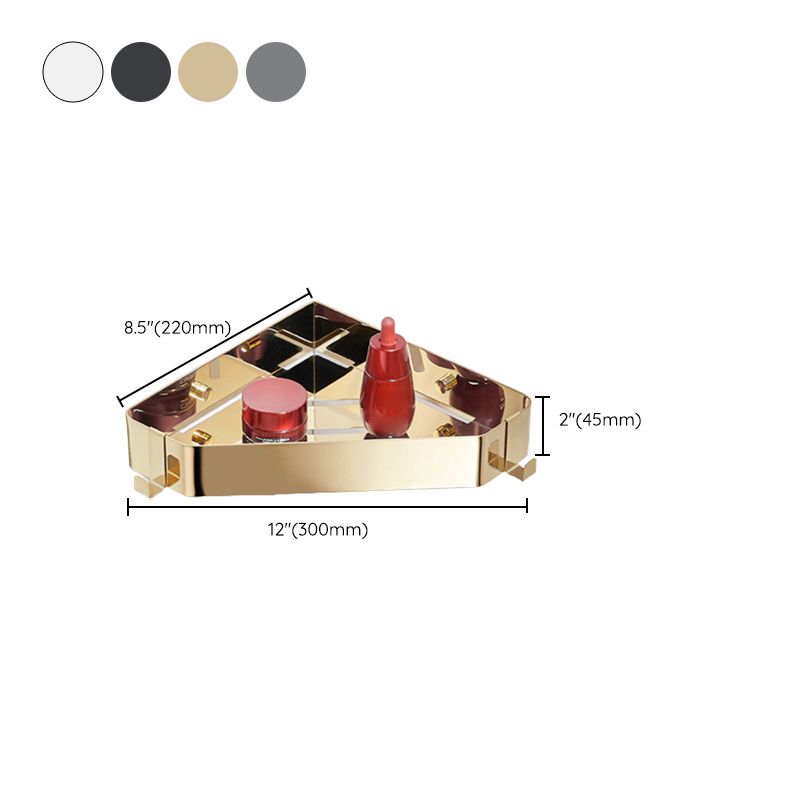 Modern 3-Piece Bath Hardware Set in Stainless Steel, Bath Shelf Clearhalo 'Bathroom Hardware Sets' 'Bathroom Hardware' 'Bathroom Remodel & Bathroom Fixtures' 'bathroom_hardware_sets' 'Home Improvement' 'home_improvement' 'home_improvement_bathroom_hardware_sets' 1200x1200_4221f4b9-608e-4278-805b-dd5b12eb3eb4